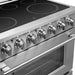 Forno Massimo 36-Inch Freestanding Electric Range in Stainless Steel FFSEL6020-36