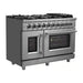 Forno Massimo 48-Inch Freestanding French Door Gas Range in Stainless Steel (FFSGS6439-48)