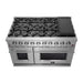 Forno Massimo 48-Inch Freestanding Gas Range in Stainless Steel (FFSGS6239-48)