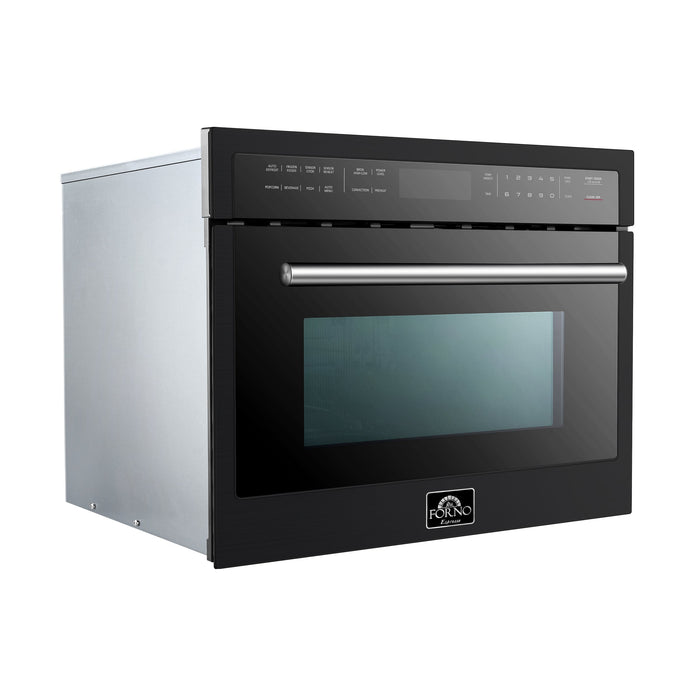 Forno Oliena Espresso 24 Inch 1.6 Cu. Ft. Built-In Microwave Convection Oven FMWDR3093-24