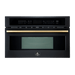 Forno Oliena Espresso 30 Inch 1.6 Cu. Ft. Built-In Microwave Convection Oven In Black FMWDR3093-30BLK