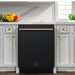 Forno Romano Espresso 24" Built-In Tall Tub Top Control Dishwasher In Black FDWBI8035-24BLK