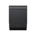 Forno Romano Espresso 24" Built-In Tall Tub Top Control Dishwasher In Black FDWBI8035-24BLK