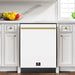 Forno Romano Espresso 24" Built-In Tall Tub Top Control Dishwasher In White FDWBI8035-24WHT