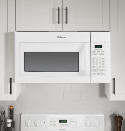 HOTPOINT RVM5160DHWW Hotpoint® 1.6 Cu. Ft. Over-the-Range Microwave Oven White