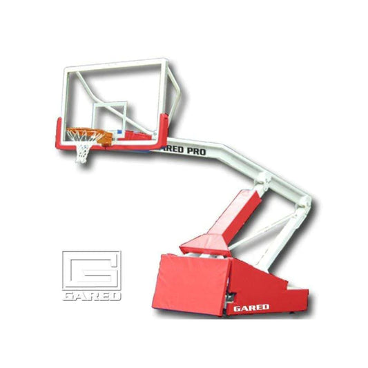 Gared Sports Pro S Spring-Lift Portable Basketball Hoop w/ 8' Boom - 9616