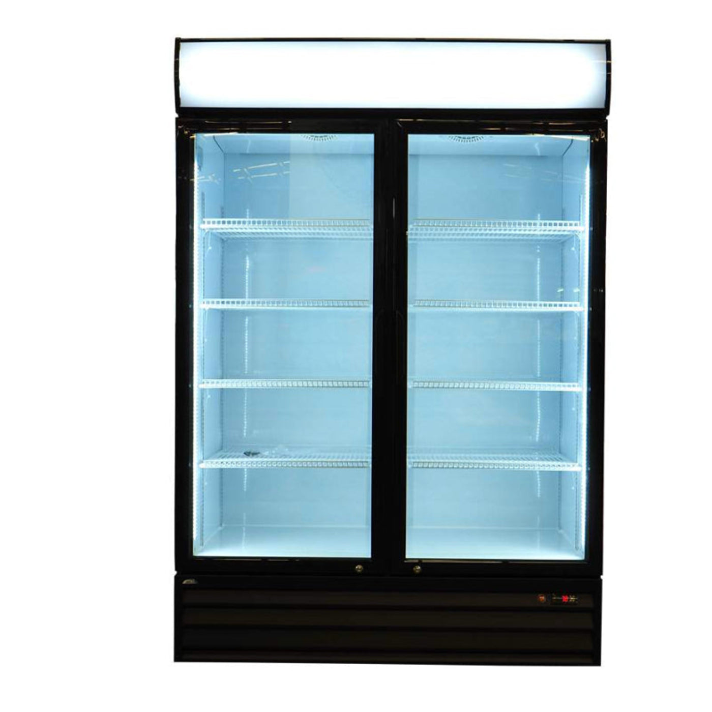 Chef AAA - Commercial 54" 2 Door Merchandiser Refrigerator 43 cu. ft. - KPR-49BG