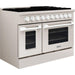 Hallman 48 In. Gas Range, Stainless Steel with Chrome Trim - Bold Series, HBRG48CMSS