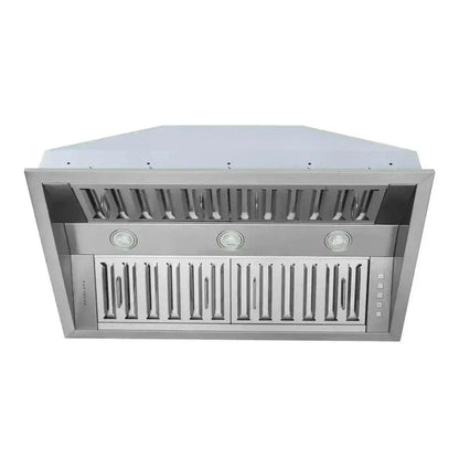Hauslane 21 Deep 800 CFM Convertible Built-In Insert Range Hood in Stainless Steel -IN-R300SS-34