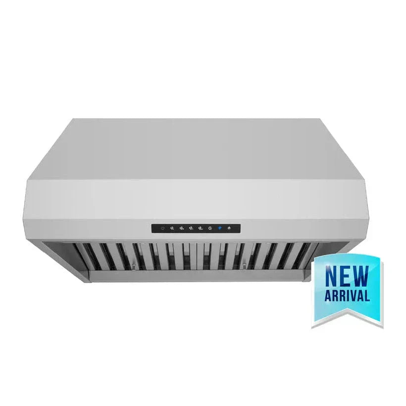 Hauslane 36-Inch 1000 CFM Pro-Style Under Cabinet and Wall Mount Range Hood in Stainless Steel - PRO500SS-36