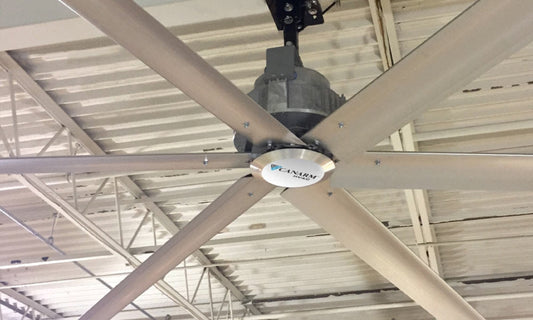 Canarm Hexa-Lite EC HVLS 24 Foot Blade Industrial Fan New - 6L24EC-230-1