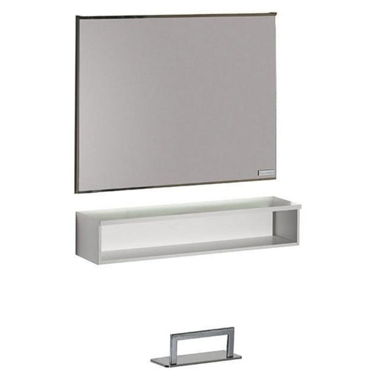 Salon Ambience Horizon Mirror Styling Station w/ Storage