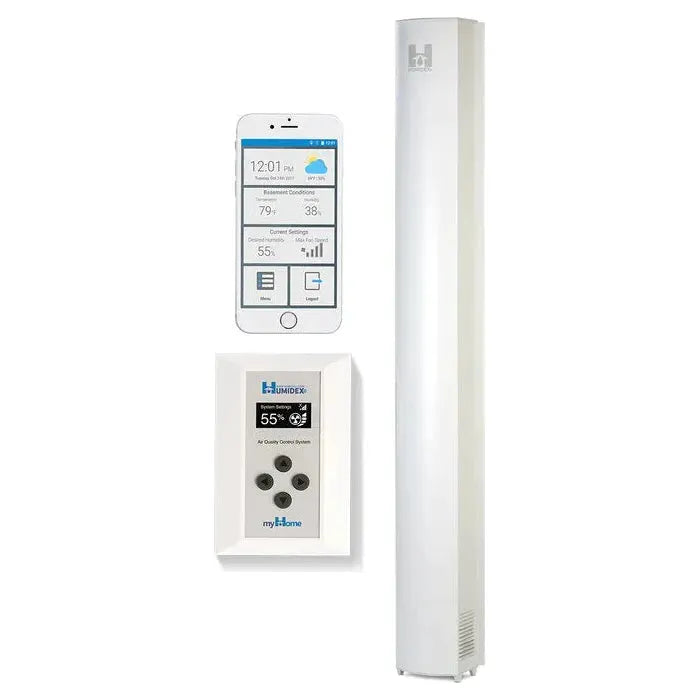 Humidex Basement Unit with HCS & myHome Wireless and Mobile Application (HCS-BmH-Hdex)