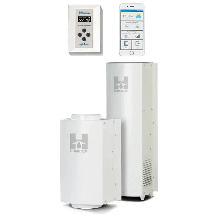 Humidex Crawlspace Combo with HCS & Wireless and Mobile App + Booster Fan (HCS-CmHBa-Hdex)