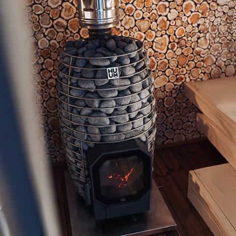 HUUM Hive Flow Wood-Burning Sauna Stove 9.8 kW