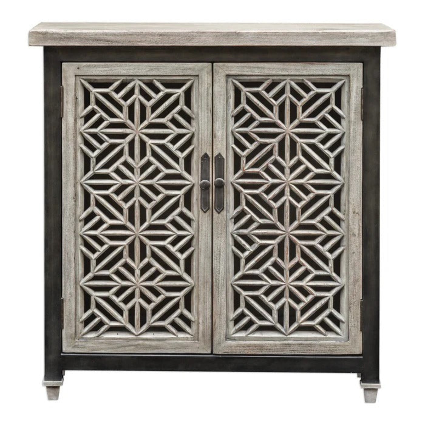 Uttermost Branwen Aged White Accent Cabinet 25772 - 25772