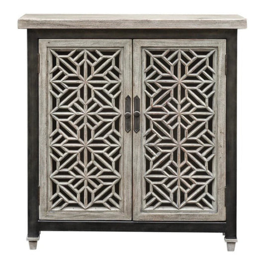 Uttermost Branwen Aged White Accent Cabinet 25772 - 25772