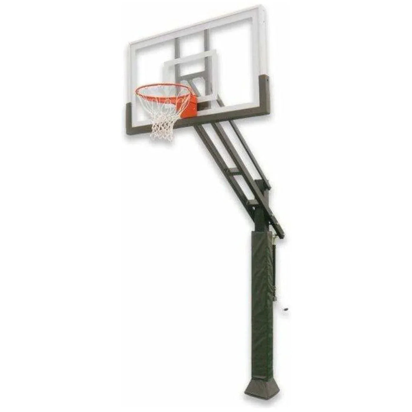 Ironclad FullCourt 42x72 Adjustable In-Ground Basketball Hoop - FCH684–XXL