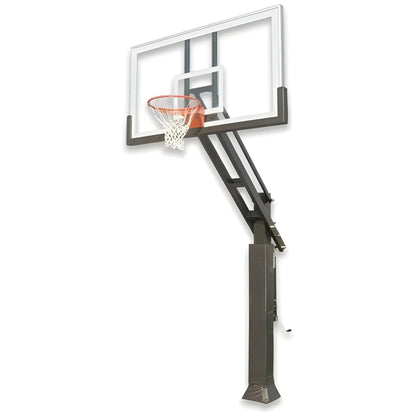 Ironclad Triple Threat 42"x60" Adjustable In-Ground Basketball Hoop - TPT664-XL