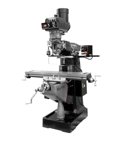 JET Elite EVS-949 Mill with 3-Axis ACU-RITE 303 (Knee) DRO and X-Axis JET Powerfeed - JT9-894345