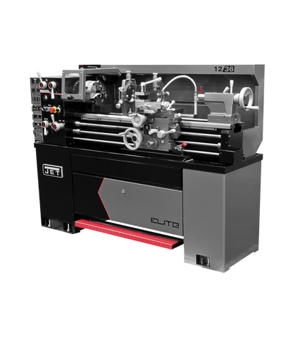 JET Elite Lathe E-1236VS with ACU-RITE 303 DRO with Taper Attachment and Collet Closer - JT9-892314