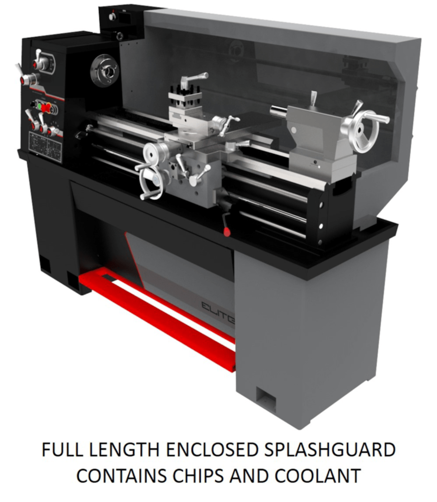 JET Elite Lathe E-1236VS with ACU-RITE 303 DRO with Taper Attachment and Collet Closer - JT9-892314