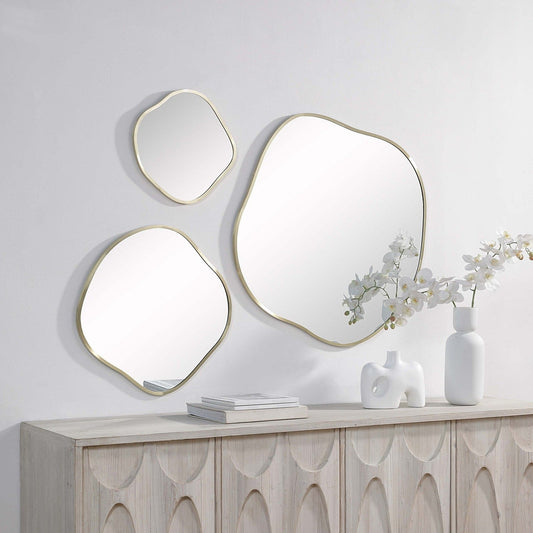 RenWil Nucleus Round, Irregular Mirror Only for Renwil Brand (collaboration with Steven Sabados) - MT2549