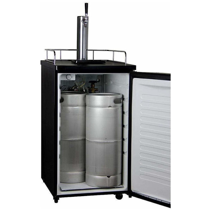 Kegco 20" Wide Kombucha Single Tap Stainless Steel Kegerator KOM19S-1