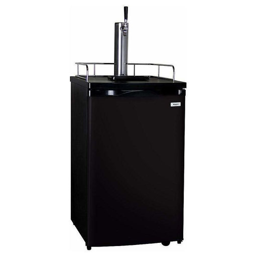 Kegco 20" Wide Single Tap Black Home Brew Kegerator HBK199B-1