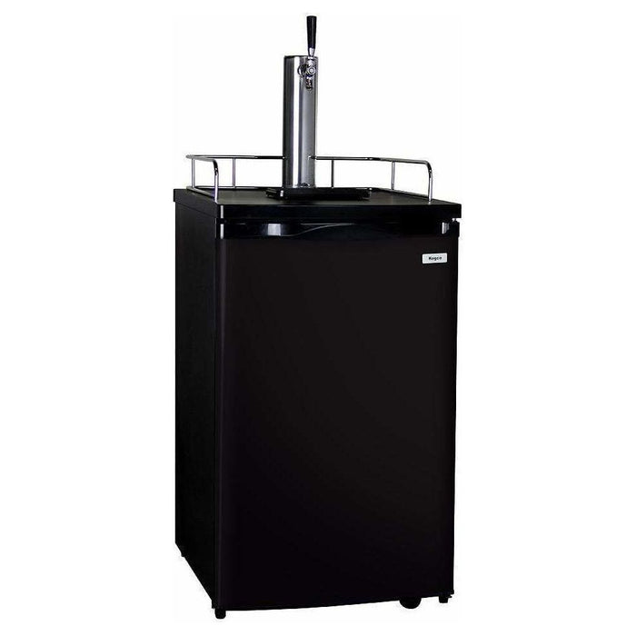 Kegco 20" Wide Single Tap Black Home Brew Kegerator HBK199B-1