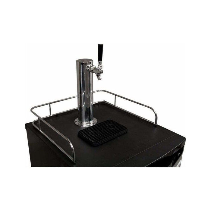 Kegco 20" Wide Single Tap Black Kegerator K199B-1