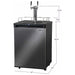 Kegco 24" Wide Cold Brew Coffee Dual Tap Black Stainless Steel Kegerator ICK30X-2