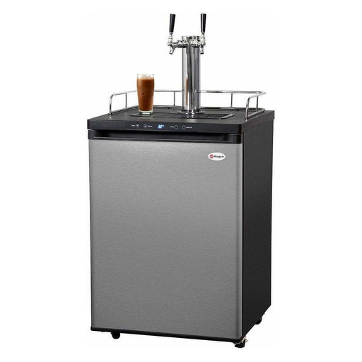 Kegco 24" Wide Cold Brew Coffee Dual Tap Stainless Steel Kegerator ICK30S-2