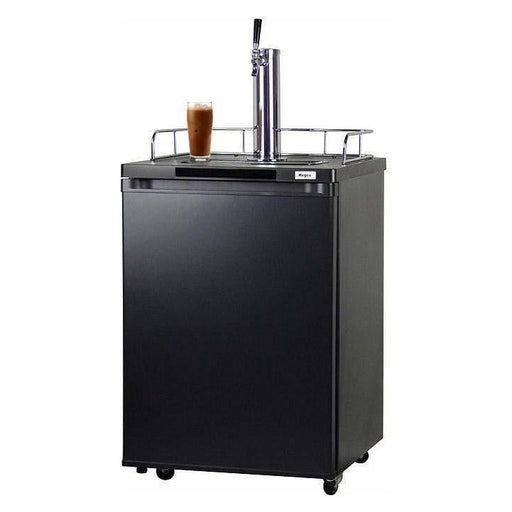 Kegco 24" Wide Cold Brew Coffee Single Tap Black Kegerator ICK20B-1