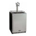 Kegco 24" Wide Cold Brew Coffee Triple Tap Stainless Steel Built-In Right Hinge Kegerator ICHK38BSU-3