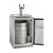 Kegco 24" Wide Dual Tap All Stainless Steel Outdoor Built-In Left Hinge with Kit Kegerator HK38SSU-L-2