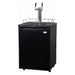 Kegco 24" Wide Dual Tap Black Digital Kegerator K309B-2