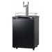 Kegco 24" Wide Dual Tap Black  Home Brew Kegerator HBK209B-2