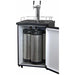 Kegco 24" Wide Dual Tap Black Kegerator K209B-2