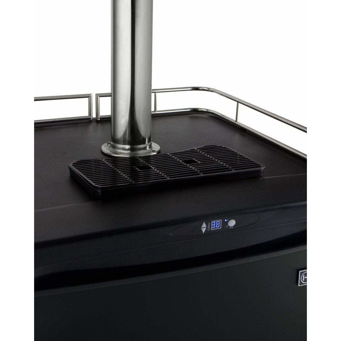 Kegco  24" Wide Dual Tap Black Kegerator Z163B-2