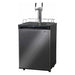 Kegco 24" Wide  Dual Tap Black Stainless Steel Digital Home Brew Kegerator HBK309X-2