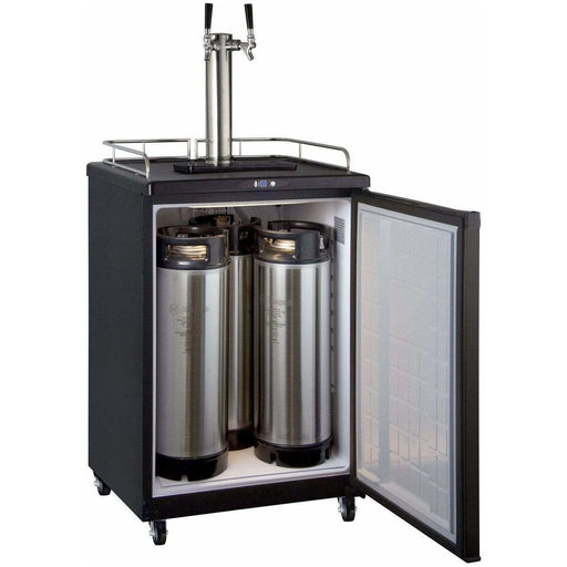 Kegco  24" Wide Dual Tap Home Brew Kegerator HBK163B-2