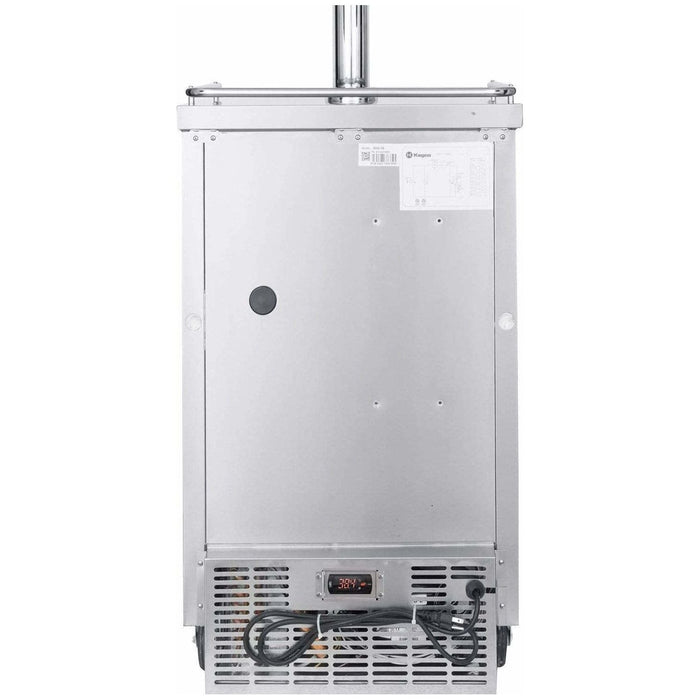 Kegco 24" Wide Dual Tap Stainless Steel Home Brew Kegerator HBK1XS-2