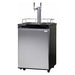 Kegco 24" Wide Dual Tap Stainless Steel Kegerator Home Brew HBK209S-2