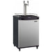 Kegco 24" Wide Dual Tap Stainless Steel Kegerator Z163S-2