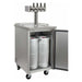 Kegco 24" Wide Four Tap All Stainless Steel Kegerator XCK-1S-4