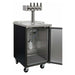 Kegco 24" Wide Four Tap Black Kegerator XCK-1B-4