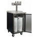 Kegco 24" Wide Four Tap Black Kegerator XCK-1B-4