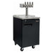 Kegco 24" Wide Four Tap Black with Kegs Home Brew Kegerator HBK1XB-4K