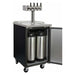 Kegco 24" Wide Four Tap Black with Kegs Home Brew Kegerator HBK1XB-4K